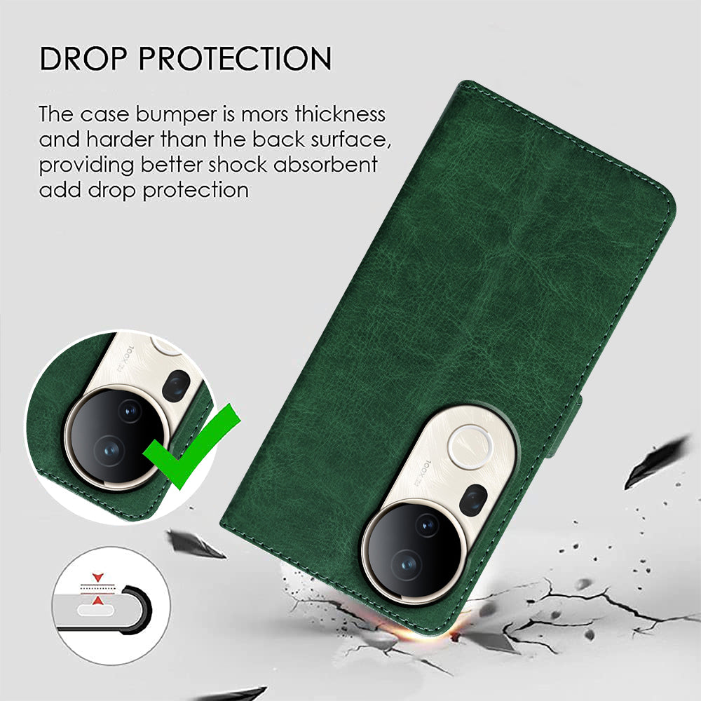 Premium Wallet Flip Cover for Vivo T4 Ultra 5G