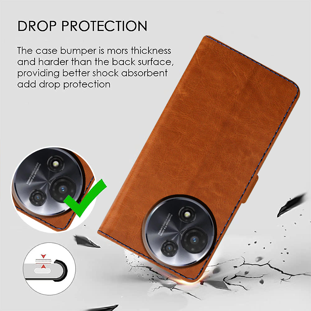 Premium Wallet Flip Cover for Alcatel V3 Classic 5G / V3 Pro 5G