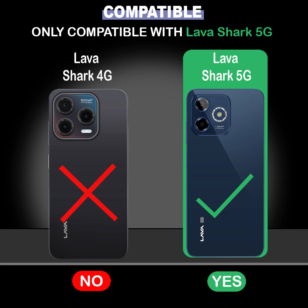 Premium Wallet Flip Cover for Lava Shark 5G