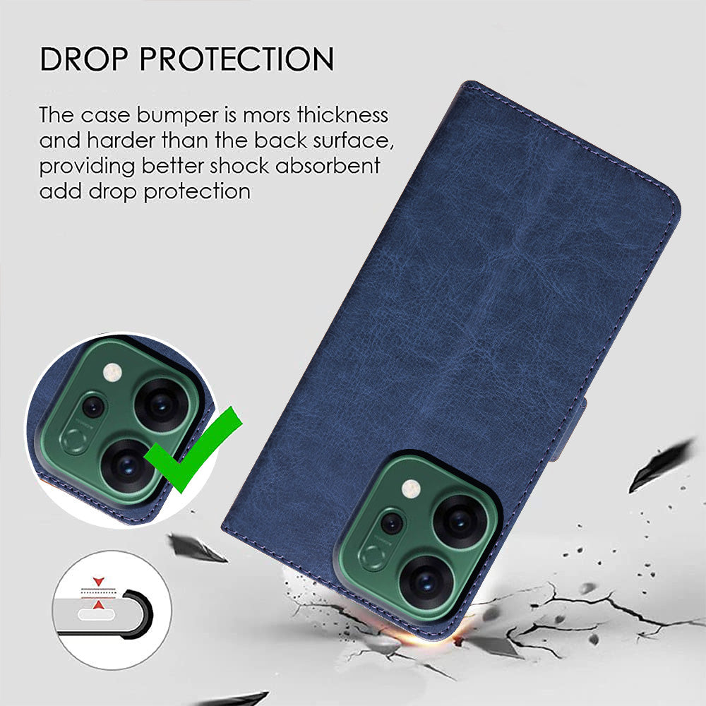 Premium Wallet Flip Cover for Oppo Reno14 5G