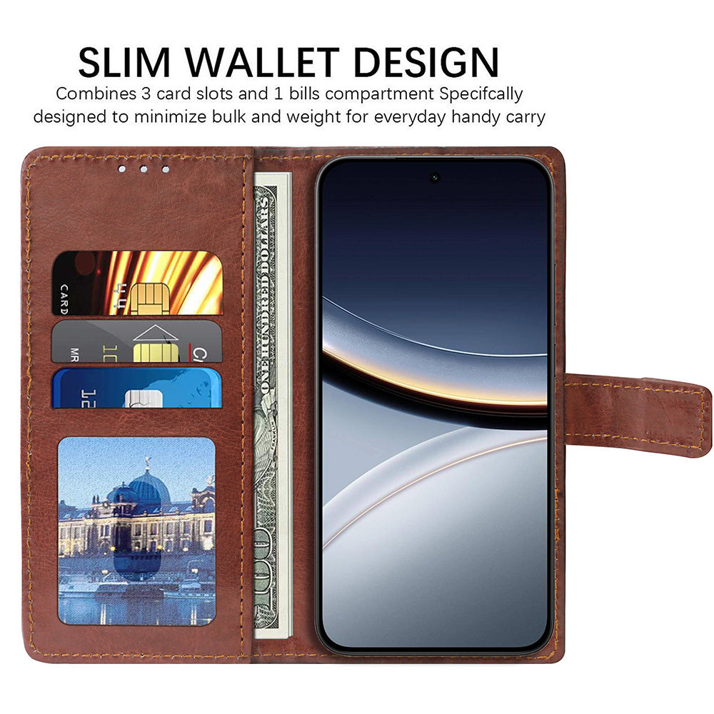 Premium Wallet Flip Cover for Poco F7 5G