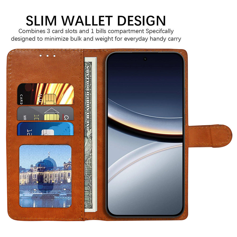 Premium Wallet Flip Cover for Poco F7 5G