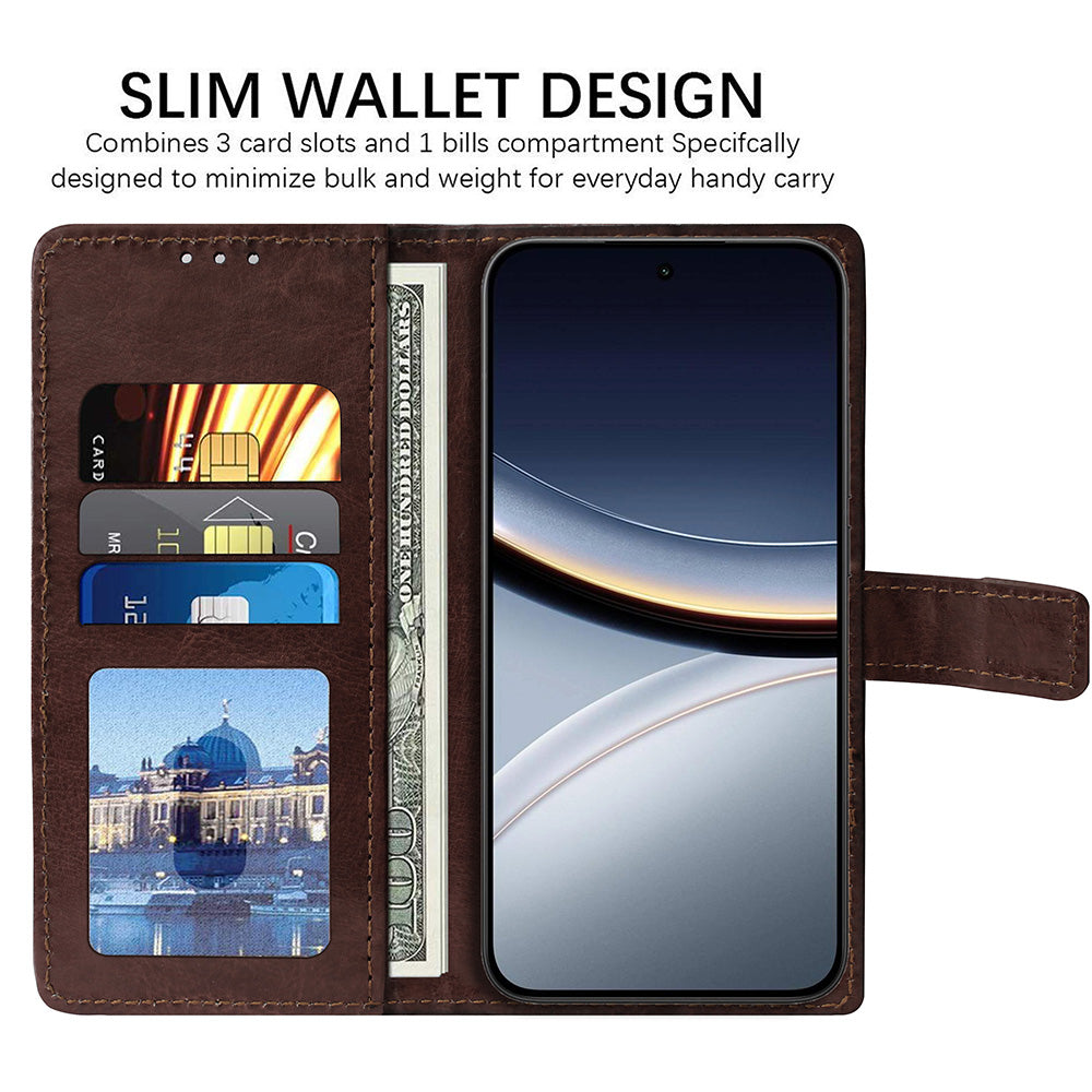 Premium Wallet Flip Cover for Poco F7 5G