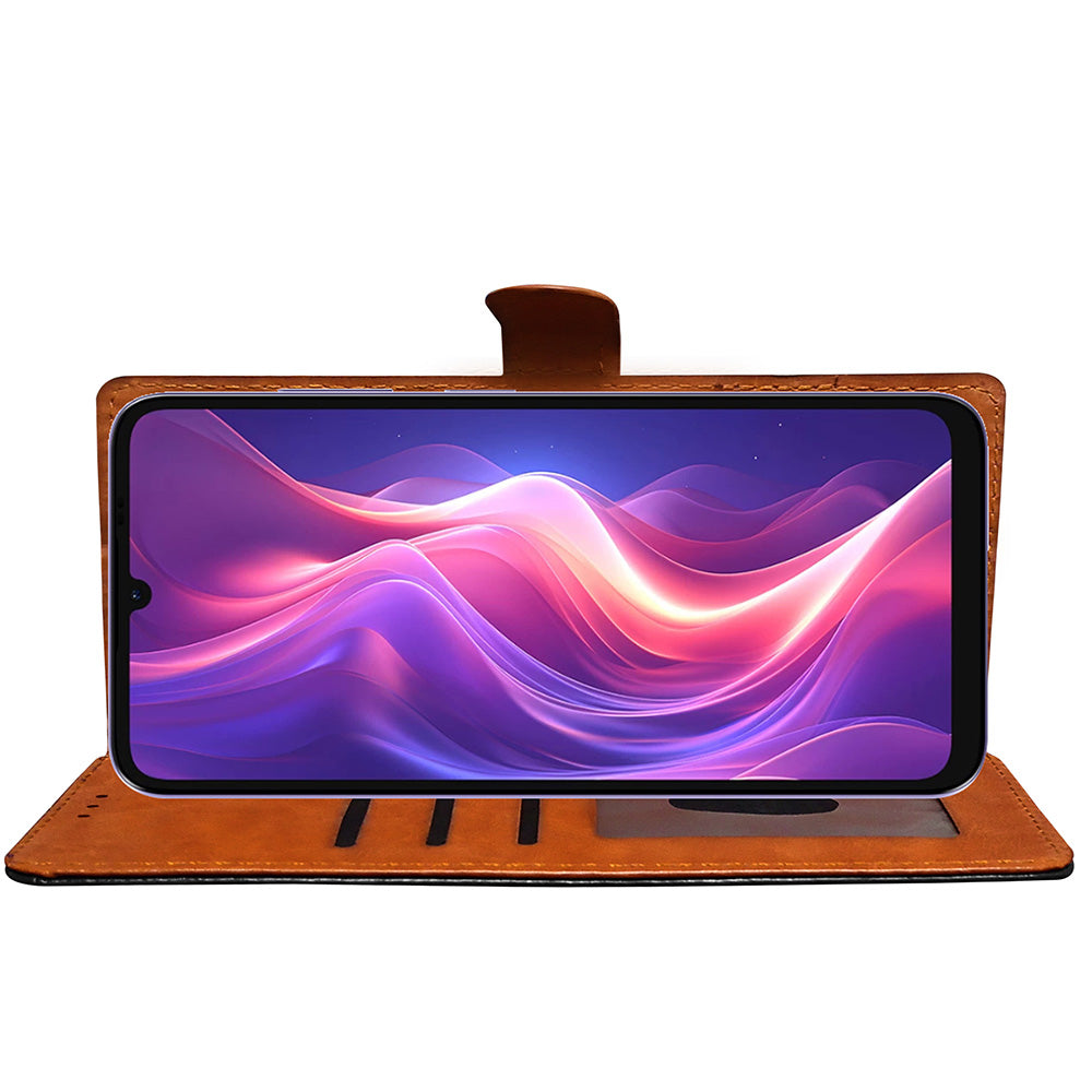 Premium Wallet Flip Cover for Lava Yuva Star 4G