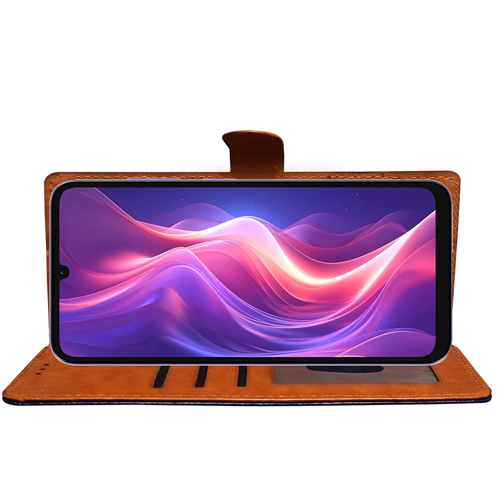 Premium Wallet Flip Cover for Lava Yuva Star 4G