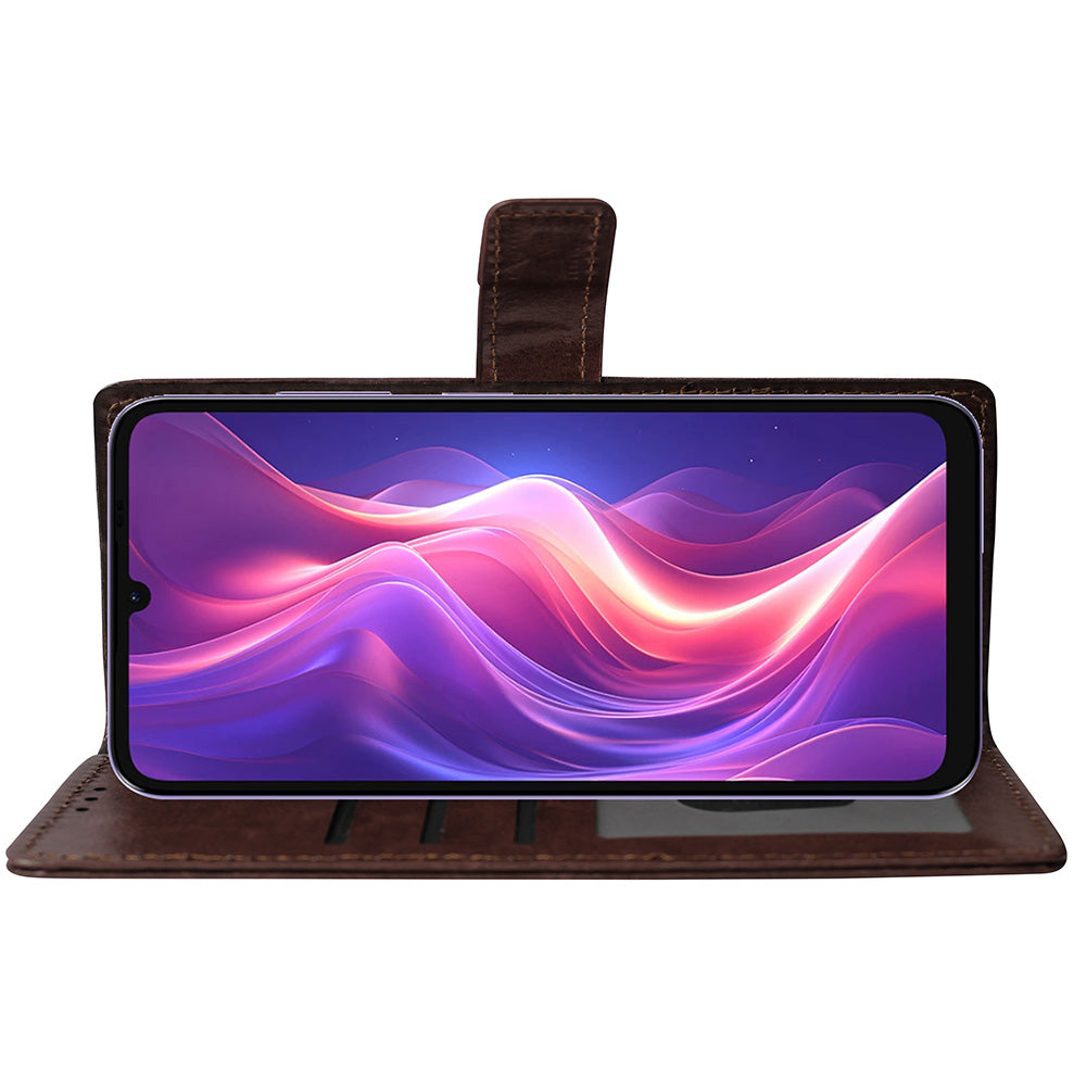 Premium Wallet Flip Cover for Lava Yuva Star 4G