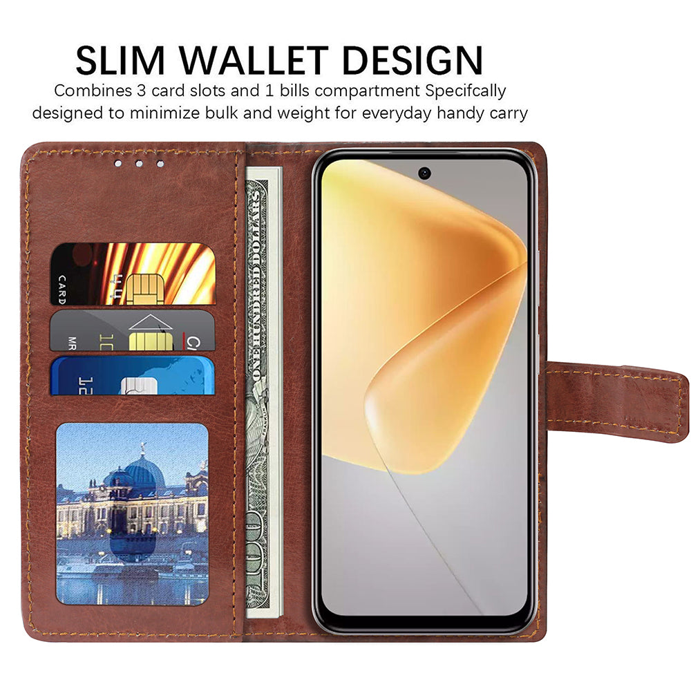 Premium Wallet Flip Cover for Infinix Hot 50i 4G