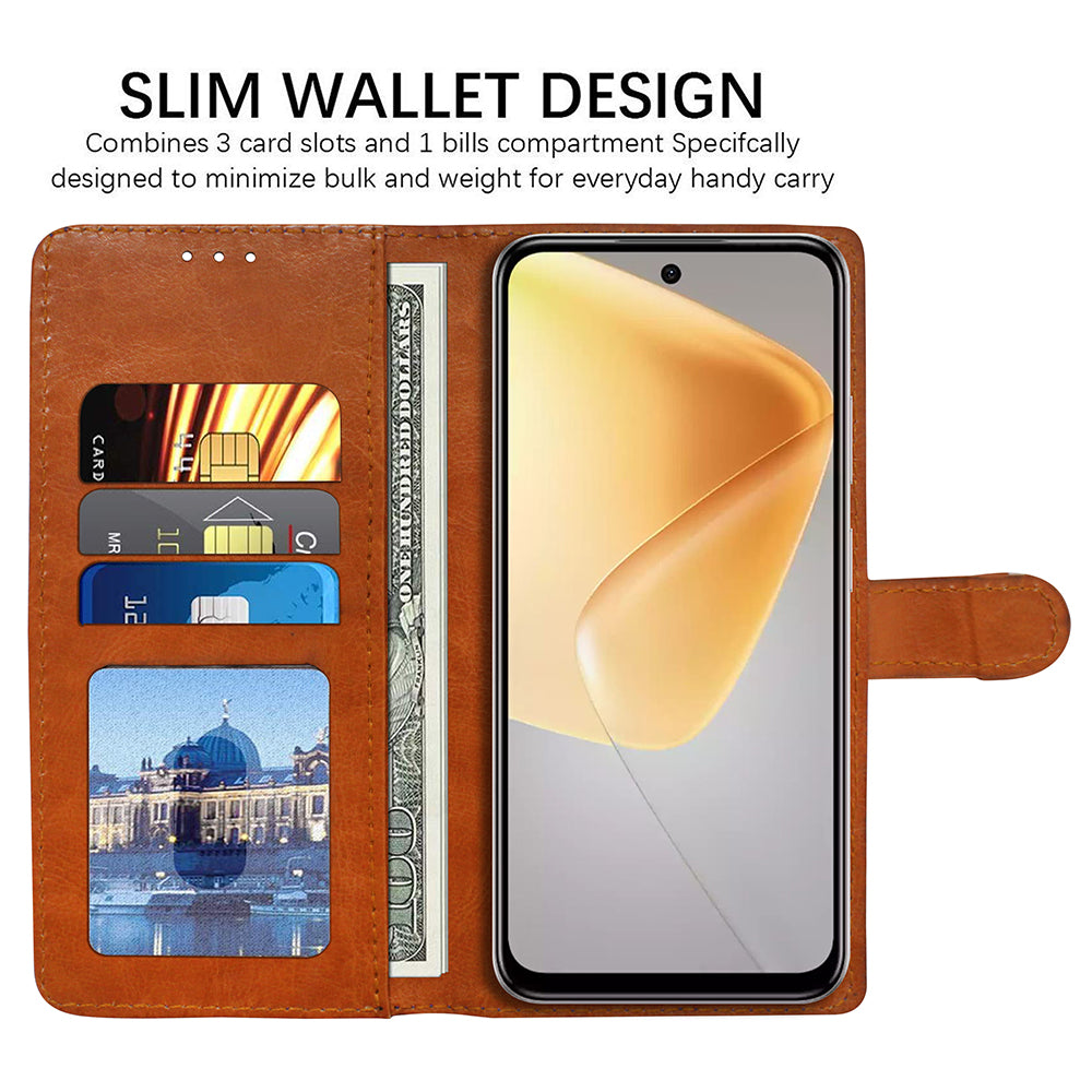 Premium Wallet Flip Cover for Infinix Hot 50i 4G
