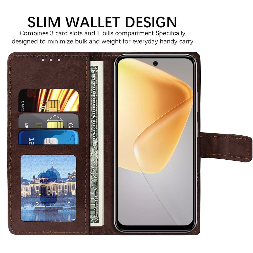 Premium Wallet Flip Cover for Infinix Hot 50i 4G