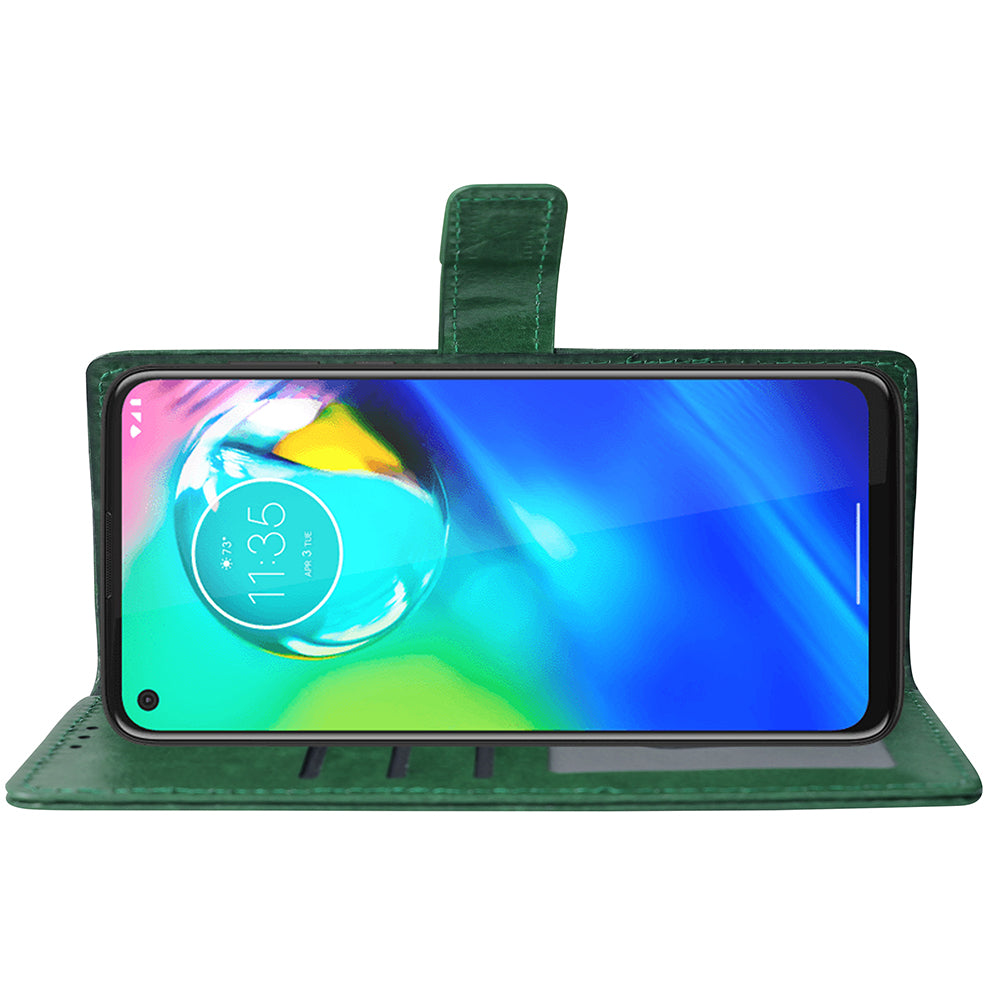 Premium Wallet Flip Cover for Motorola Moto G8 Power 4G