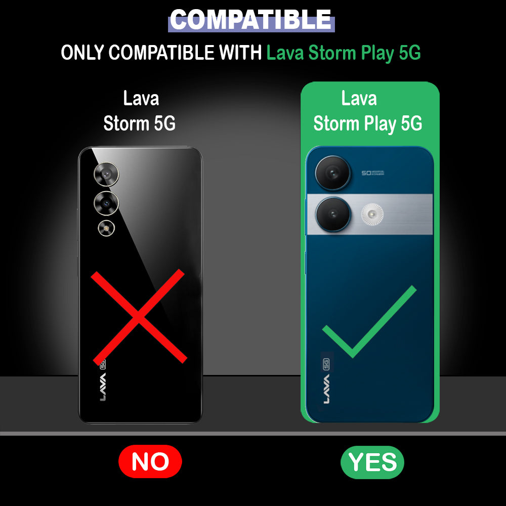 Premium Wallet Flip Cover for Lava Storm Play 5G