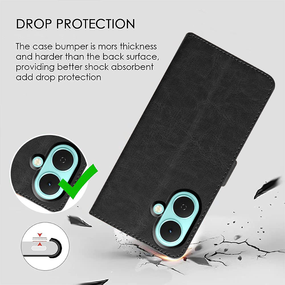 Premium Wallet Flip Cover for Tecno Spark Go 2 4G