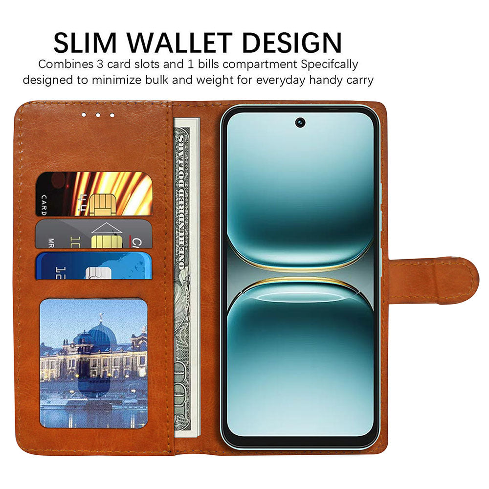Premium Wallet Flip Cover for Tecno Spark Go 2 4G