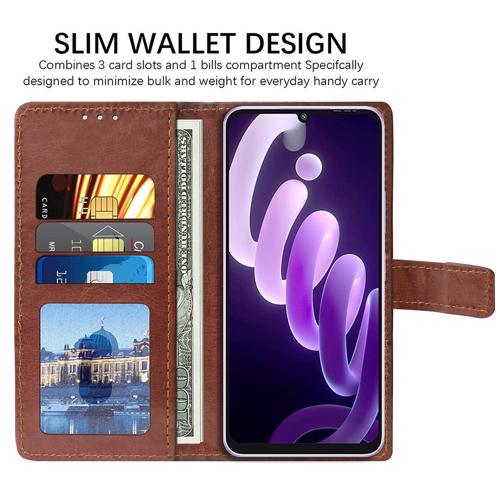 Premium Wallet Flip Cover for Itel City 100 4G