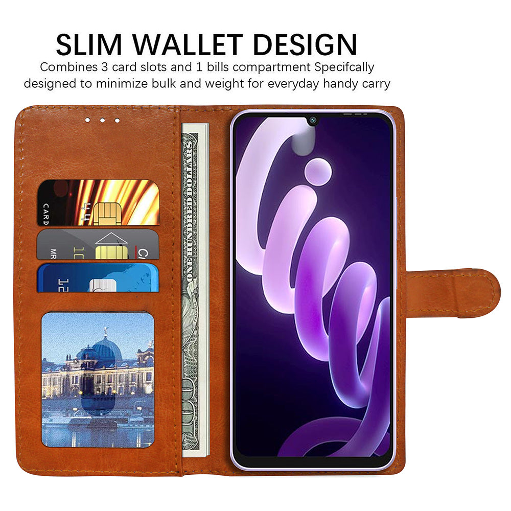 Premium Wallet Flip Cover for Itel City 100 4G