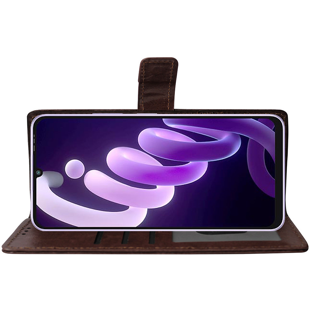 Premium Wallet Flip Cover for Itel City 100 4G