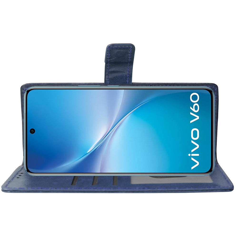 Premium Wallet Flip Cover for Vivo V60 5G