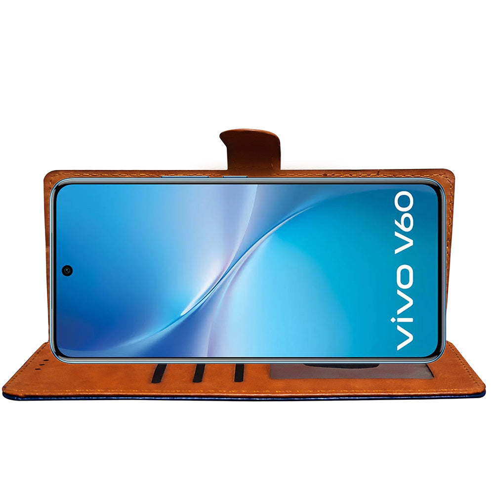 Premium Wallet Flip Cover for Vivo V60 5G