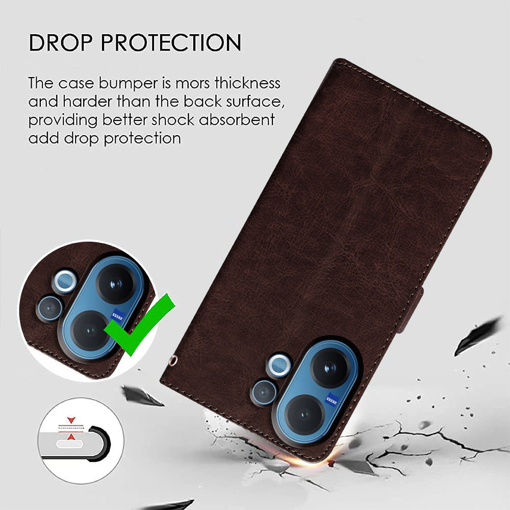 Premium Wallet Flip Cover for Vivo V60 5G