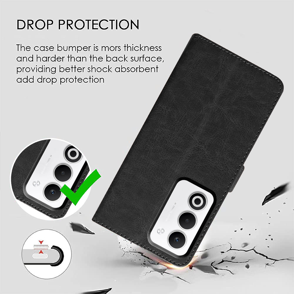Premium Wallet Flip Cover for Oppo A5 5G
