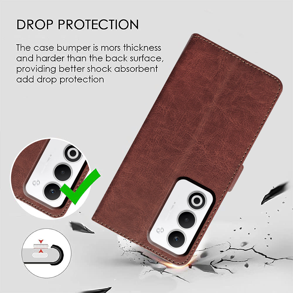 Premium Wallet Flip Cover for Oppo A5 5G