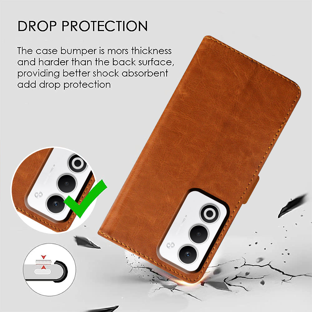 Premium Wallet Flip Cover for Oppo A5 5G