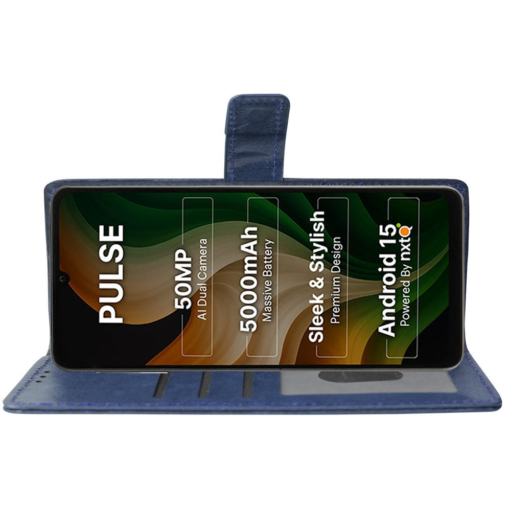 Premium Wallet Flip Cover for Ai+ Pulse 4G