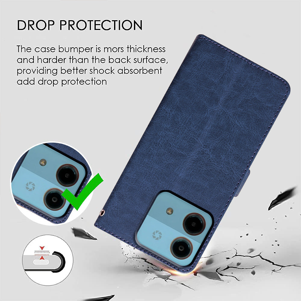 Premium Wallet Flip Cover for Ai+ Nova 5G