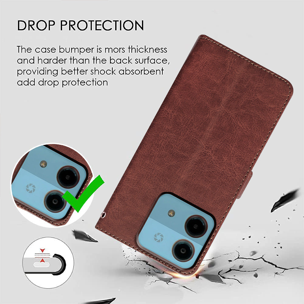 Premium Wallet Flip Cover for Ai+ Nova 5G