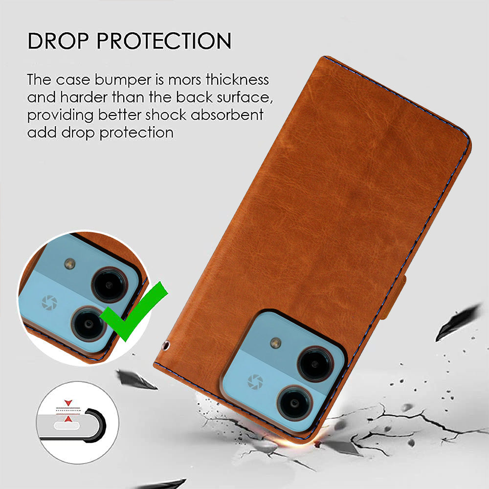 Premium Wallet Flip Cover for Ai+ Nova 5G