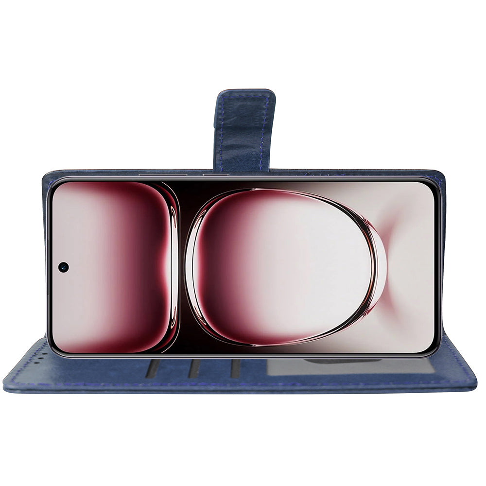 Premium Wallet Flip Cover for Oppo Reno 12 5G