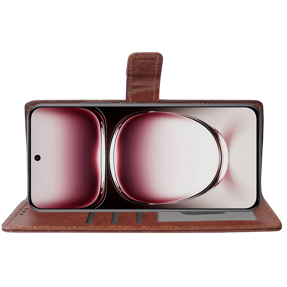 Premium Wallet Flip Cover for Oppo Reno 12 5G