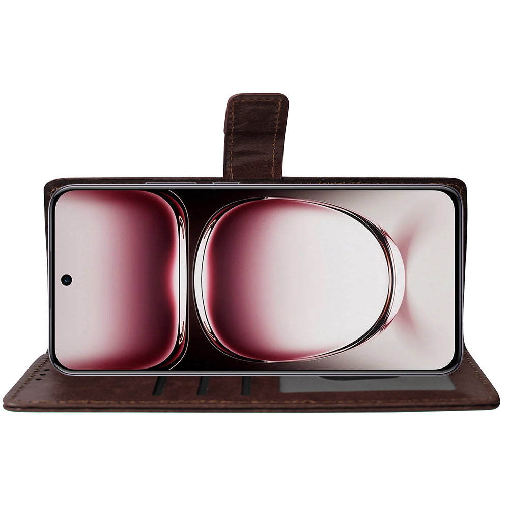 Premium Wallet Flip Cover for Oppo Reno 12 5G
