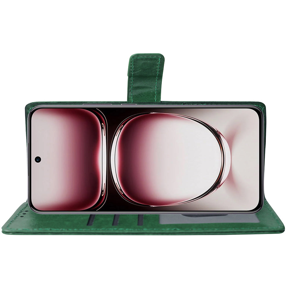 Premium Wallet Flip Cover for Oppo Reno 12 5G