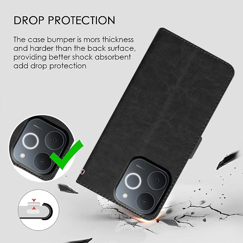 Premium Wallet Flip Cover for Realme C71 4G