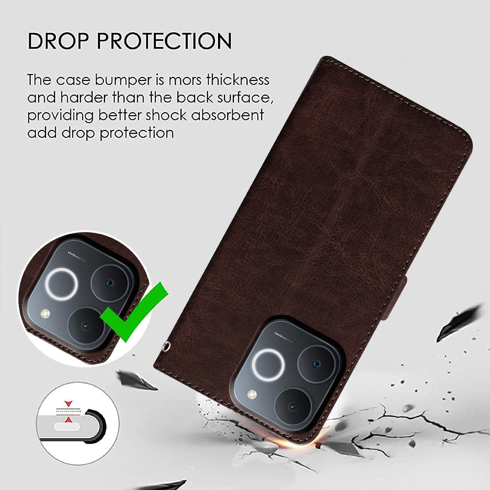 Premium Wallet Flip Cover for Realme C71 4G
