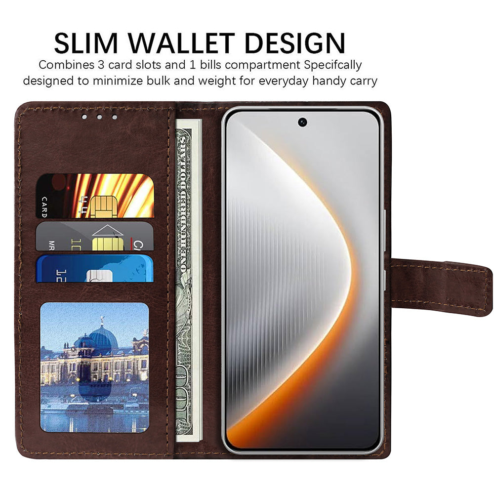 Premium Wallet Flip Cover for Tecno Pova 7 5G