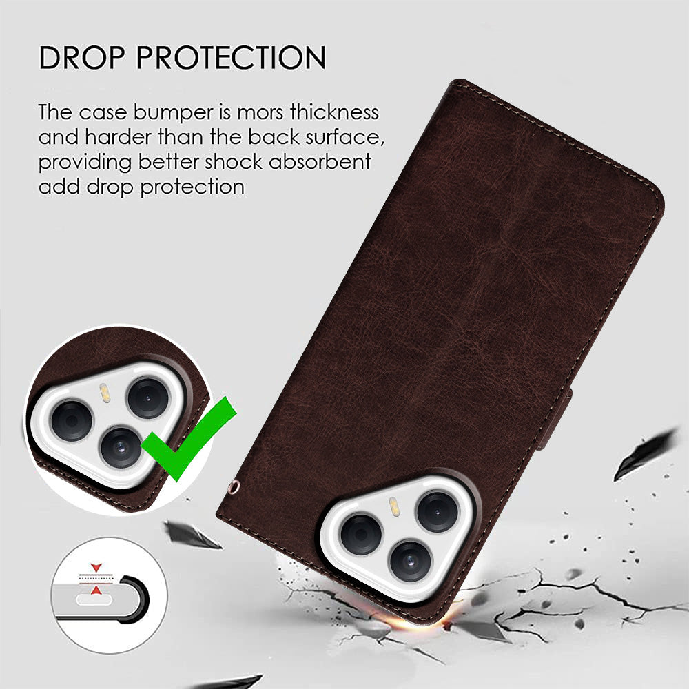 Premium Wallet Flip Cover for Tecno Pova 7 Pro 5G