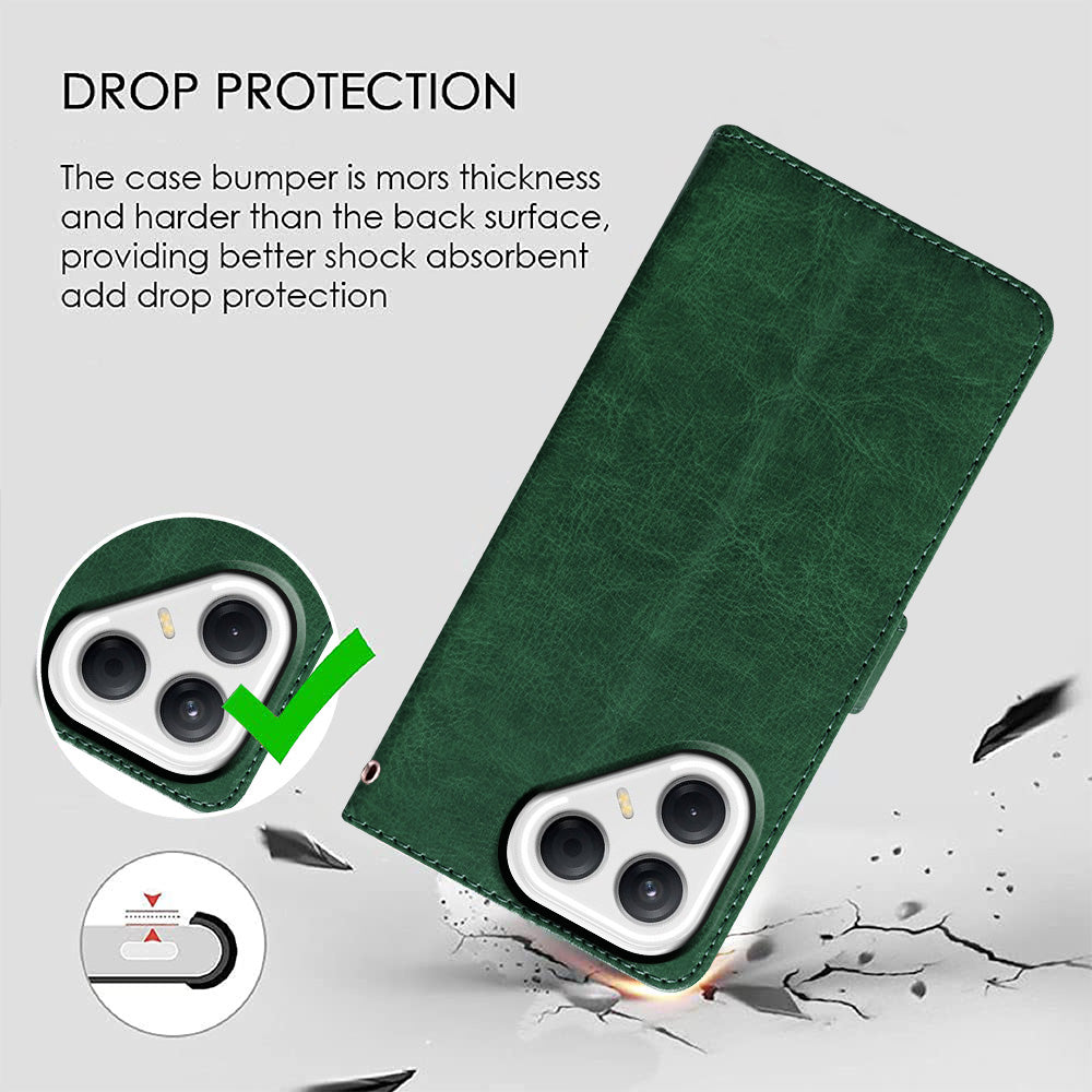 Premium Wallet Flip Cover for Tecno Pova 7 Pro 5G