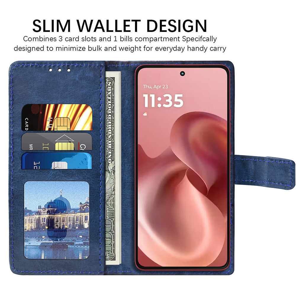 Premium Wallet Flip Cover for Motorola Moto G86 5G / G86 Power 5G