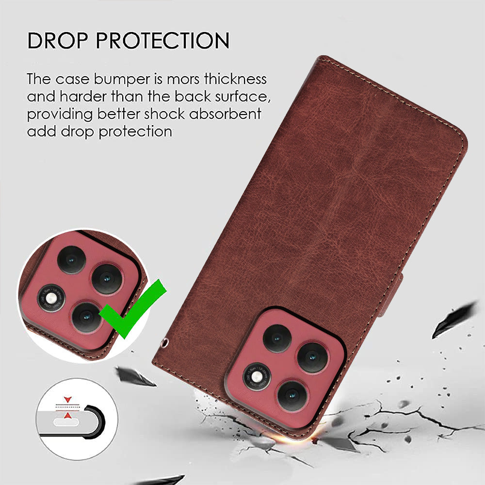Premium Wallet Flip Cover for Motorola Moto G86 5G / G86 Power 5G