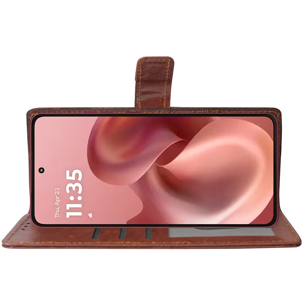 Premium Wallet Flip Cover for Motorola Moto G86 5G / G86 Power 5G