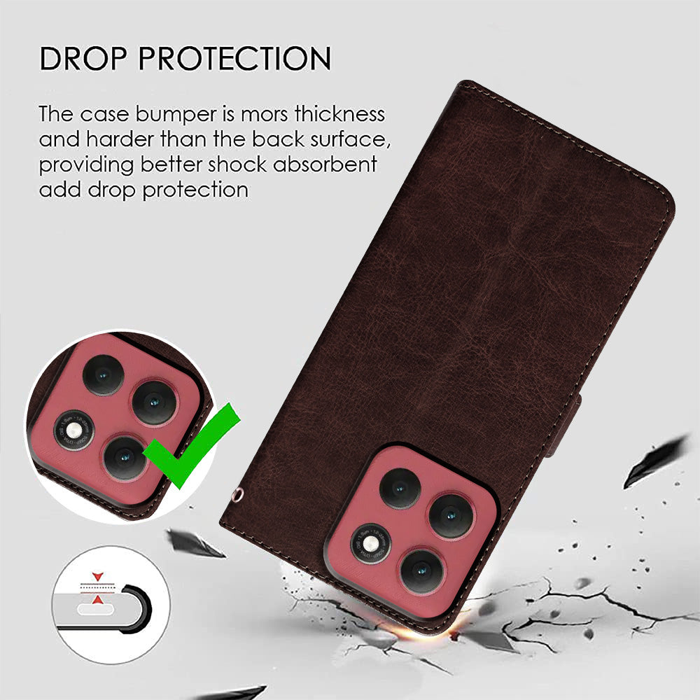 Premium Wallet Flip Cover for Motorola Moto G86 5G / G86 Power 5G
