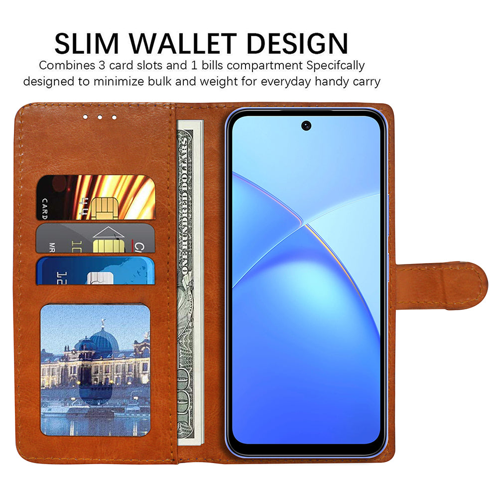 Premium Wallet Flip Cover for Infinix Smart 10 4G