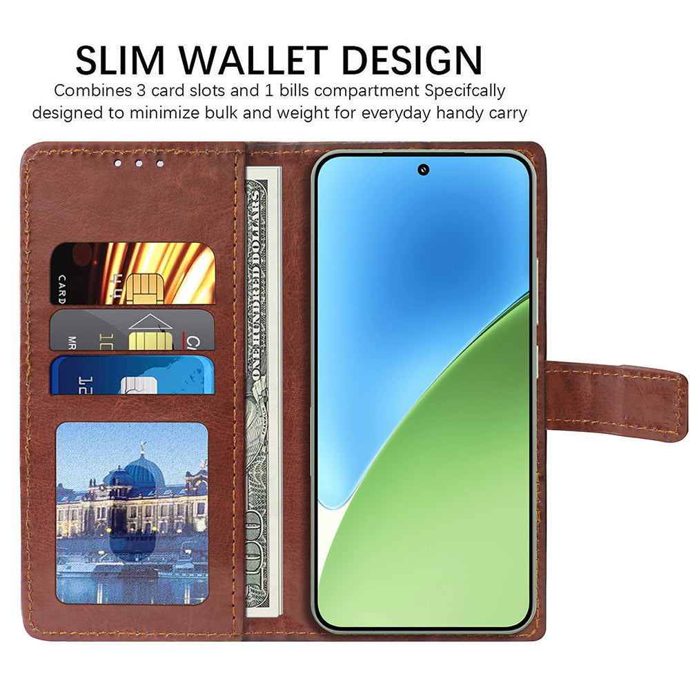 Premium Wallet Flip Cover for Xiaomi 15 5G
