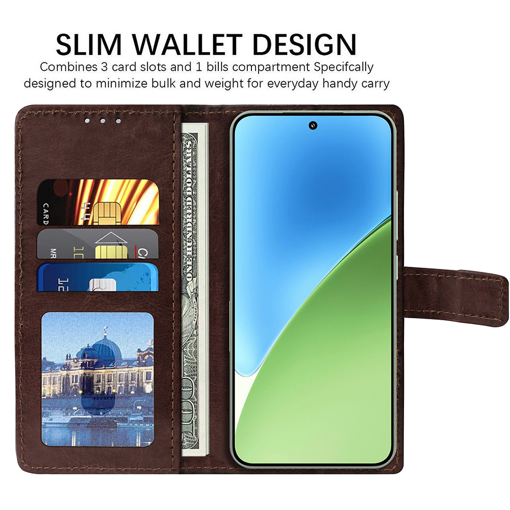 Premium Wallet Flip Cover for Xiaomi 15 5G