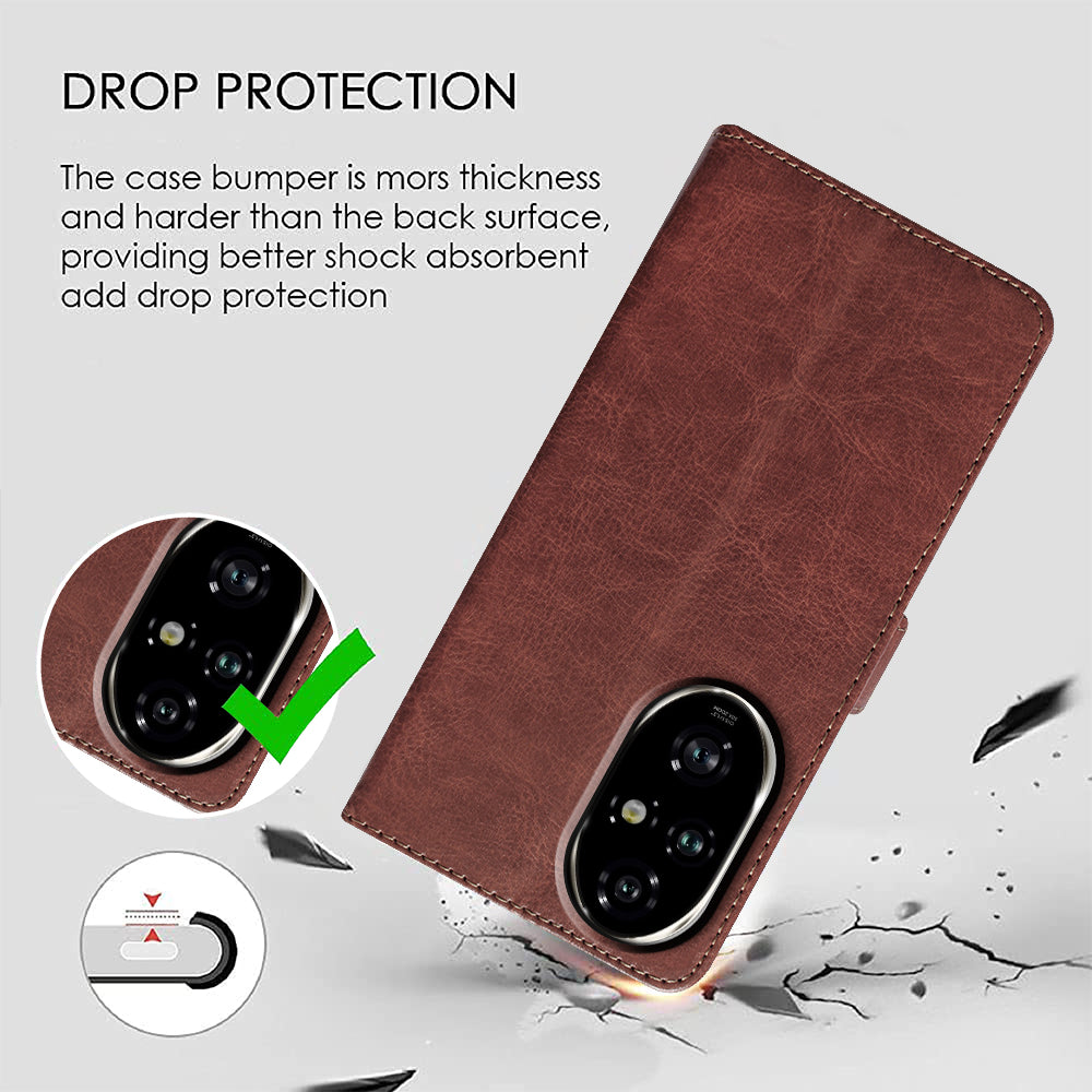 Premium Wallet Flip Cover for Honor 200 Pro 5G