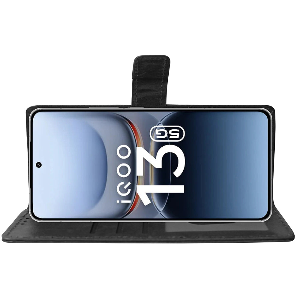 Premium Wallet Flip Cover for iQOO 13 5G
