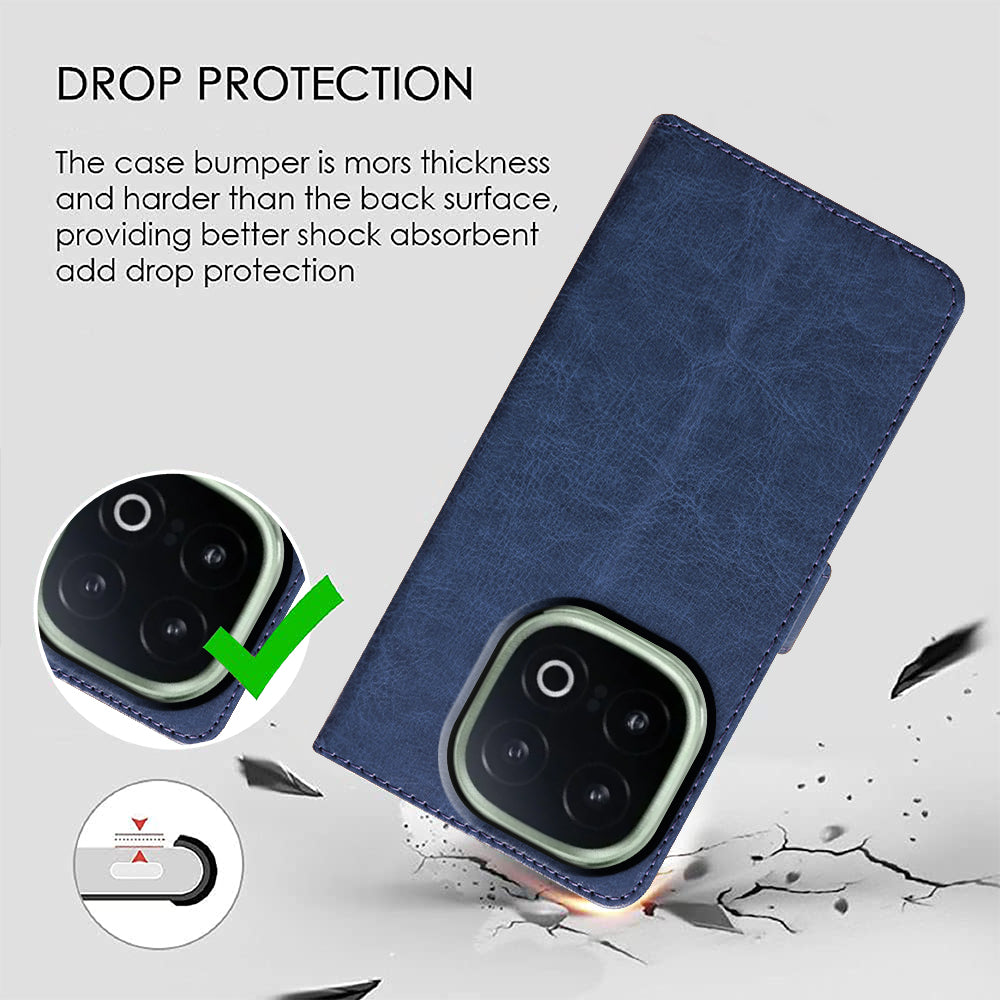 Premium Wallet Flip Cover for iQOO 13 5G