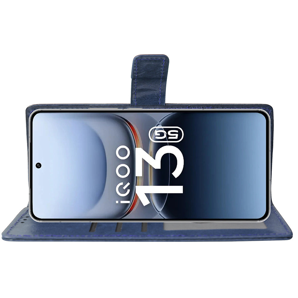Premium Wallet Flip Cover for iQOO 13 5G
